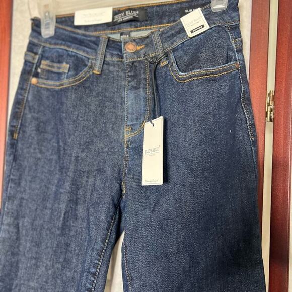 NWT JUDY BLUE MID-RISE  SLIM- BOOT JEANS 0/24 - Picture 6 of 10